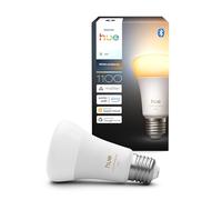 Philips Hue Smart LED A60 Bulb, White Ambiance, E27 Base, 8.1W, Full Spectrum Light 1000K-20000K, 1100 Lumens, Dimmable, Works with Alexa, Google Assistant, and Apple Home, 1 Pack