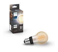 Philips Hue Ambiance Filament Dimmable Smart Light Bulb [E27 Edison Screw] with Bluetooth. Works with Alexa, Google Assistant and Apple Homekit, White