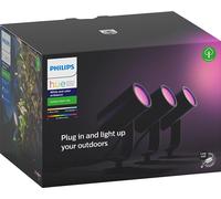 Philips Hue Ambiance White & Colour Lily Outdoor Spot Light, Black
