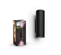 Philips Hue Appear LED Smart Outdoor Up & Down Wall Light - Black