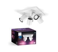 Philips Hue LED downlight Argenta, white, 4-bulb RGB CCT
