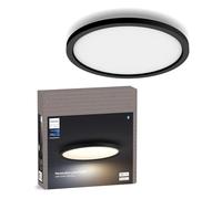 Philips Hue Aurelle White Ambiance Smart Lighting Round 24.5W Panel Light, Black, with Bluetooth, Works with Alexa, Google Assistant and Apple Homekit, New Generation
