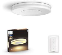 Philips Hue Being White Ambiance Smart Ceiling Light [White] with Dimmer Switch Included, with Bluetooth, Works with Alexa, Google Assistant and Apple Homekit