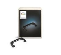 Philips Hue Brackets for Play Gradient LED Light Strip, Black | RGBWWIC, smart light, ambient lighting, LED strips, TV sync, colour precision, LED colour changing, can be cut to size