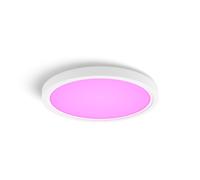 Philips Hue Devote Smart LED Panel Light, White and Color Ambiance, Round 30cm, 16.6W, 2000 Lumens, White Frame for Indoor Home Lighting, Ceiling, Living Room, Kitchen, Hallway, 1 Pack, S