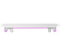 Philips Hue Centris White and Colour Ambiance Smart Ceiling Bar Light, 4X SpotLights [GU10 Spot] with Bluetooth, White. Works with Alexa, Google Assistant and Apple HomeKit