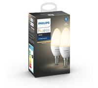 Philips Hue E14 40W Led Warm White Candle Dimmable Light Bulb Pack Of 2