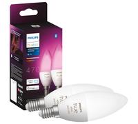 Philips Hue White and colour ambience Candle - E14 smart bulb - (2-pack)