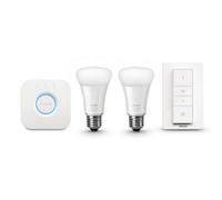 Philips Hue E27 Cool White & Warm White Gls Dimmable Smart Lighting Starter Kit
