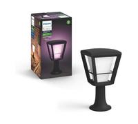 Philips Hue Econic White and Colour Ambiance Led Smart Garden Pedestal [Standing Lantern], Works with Alexa, Google Assistant and Apple Homekit