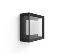 Philips Hue Econic White and Colour Ambiance LED Smart Garden Wall Light [Square Porch Light], Works with Alexa, Google Assistant and Apple Homekit