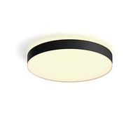 Philips Hue Enrave Ceiling Light, Extra Large, Black | Warm to Cool White Light, 50,000 Shades, Dimmable, Smart LED, Bluetooth App Control, Smart Home