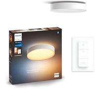Philips Hue Enrave Ceiling Light, Medium, White | Cool to Warm White Ambience Light, Smart LED, Wireless Dimming, Bluetooth App and Voice Control, Smart Home