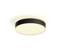 Philips Hue Enrave White Ambiance Smart Medium Ceiling Light. Works with Alexa, Google Assistant and Apple HomeKit, Black