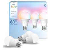 Philips Hue Smart LED bulb E27 A60, 8 W, RGB CCT, pack of 3