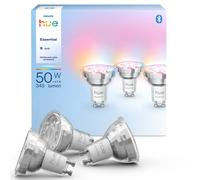 Philips Hue Essential WCA 345 GU10 3P EU Smart bulb Bluetooth White Synthetics G