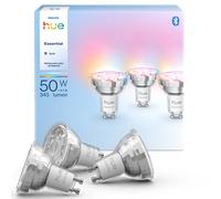 Philips Hue Essential White & Colour Ambiance Smart GU10 - 3 Bulbs