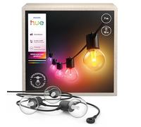 Philips Hue Festavia Globe Outdoor String Lights, White and Color Ambiance, 7 M, 10 Bulbs, Dimmable, Control with Hue App, Works with Alexa, Google Assistant, and Apple Home
