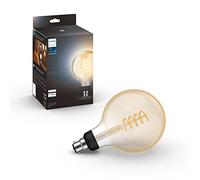 Philips Hue White Ambiance Filament Single Smart LED Large Globe [B22 Bayonet Cap] - 550 Lumens. Works with Alexa, Google Assistant and Apple Homekit