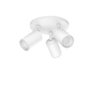 Philips Hue Fugato 18W Colour Changing 3 Light Spotlight Fitting In White Finish