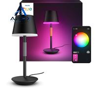 Philips Hue Go Smart Portable Table Lamp [Downlight - Black] Rechargeable...