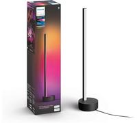 Philips Hue Signe White and Colour Ambiance Gradient Table Lamp [Black], Smart Bedroom Lighting with Bluetooth, Plug-in Lamp Works with Alexa, Google Assistant and Apple Homekit.