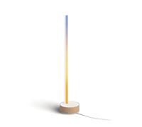Philips Hue Gradient Signe White & Colour Ambiance [Oak Finish] Smart Table Light LED with Bluetooth. for Bedroom, Livingroom. Works with Alexa,