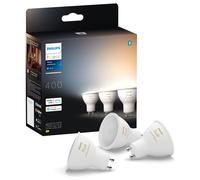 Philips Hue GU10 4.2W Smart LED Light Bulb - Pack of 3