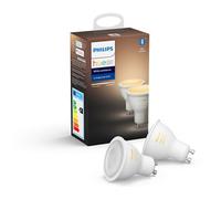 Philips Hue Gu10 50W Led Cool White & Warm White Reflector Dimmable Light Bulb Pack Of 2