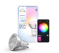 Philips Hue GU10 Colour Smart Bulb with Bluetooth 345 Lumens Alexa Google [EEK: F]