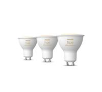 Philips Hue White Ambiance Smart Spotlight 3 Pack LED [GU10 Spotlight] - 350 Lumens (50W equivalent). Works with Alexa, Google Assistant and Apple