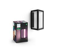 Philips Hue Impress Smart LED Half Lantern Outdoor Wall Light - Black
