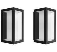 Philips Hue Impress White & Colour Outdoor Wall Light 2 Pack