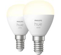 Philips Hue LED Bulb 2-Pack E14 Warm White Dimmable