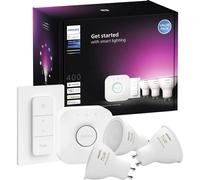 Starter kit: 3 GU10 smart spotlights + dimmer switch