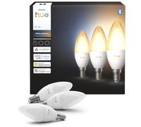 Philips Hue LED Candle Light Bulb, B39, E14, 3 Pack