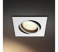 Philips Hue LED recessed spotlight Centura, white, 9x9 cm, CCT, RGB