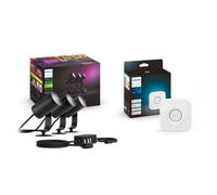 Philips Hue Lily Outdoor Spotlight Base Kit With Bridge Starter Kit