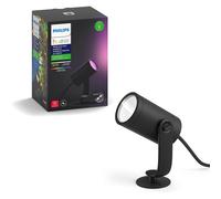 Philips Hue Lily White and Colour Ambiance LED Single Spotlight Extension: Smart Outdoor Lighting for Garden, Works with Alexa, Google Assistant and