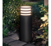 Philips Hue Lucca LED pedestal light, black, RGBW smart, IP44