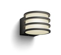 Philips Hue Lucca White LED Smart Outdoor Wall Light, Works with Alexa, Google Assistant and Apple HomeKit