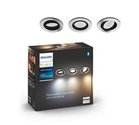 Philips Hue Milliskin Tunable Smart LED Recessed Spots 3-Pack Aluminium