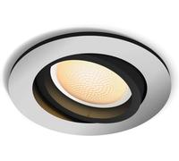 Philips Hue Milliskin White Ambiance Recessed Led Smart Ceiling Spotlight [Gu10 Spot] with Bluetooth, Aluminium Works with Alexa, Google Assistant and Apple Homekit