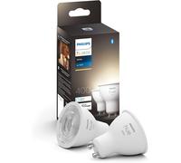 Philips Hue New White Smart LED Light Bulb 2 Pack [GU10 Spot] with Bluetooth