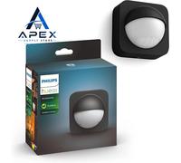 Philips Hue Outdoor Motion Sensor. Smart Lighting Accessory for 1 pack, Black