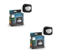 Philips Hue Outdoor Motion Sensor - Smart Lighting Accessory for Outdoor Light Control, Patio, Terrace & Garden - 2 Pack