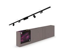 Philips Hue Perifo Ceiling Light, Base Unit, 4 Spotlight, Black