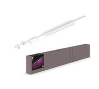 Philips Hue Perifo White and Colour Ambiance Smart LED Track Lighting [Base Track with 3 Spots + Light Bar - White] Design Unique Home Lighting Systems.