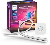 Philips Hue Play Gradient PC Lightstrip Starter Kit Including Hue Bridge [for 32-34 Inch Screens] LED Smart Lighting. Sync for Entertainment, Gaming and Media.