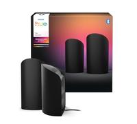 Philips Hue Play Smart Wall Washer, 2 Pack, Black | White and Colour Light, Smart LED, ColorCast Technology, 20W, Dimmable, Bluetooth and Voice Control Compatible, Smart Home